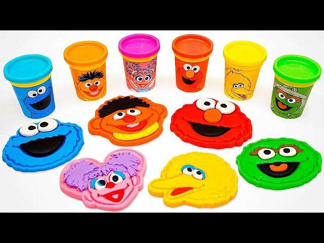 Crea Amigos de Sesame Street con Play Doh | Aprende Colores y Formas | Video Infantil