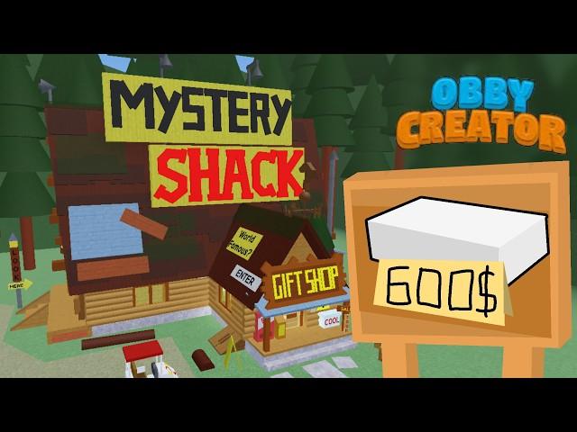 when u buy parts from the mystery shack (obby creator)