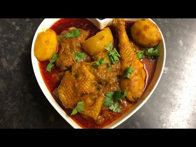 Bangladeshi Traditional Chicken and Potato Curry