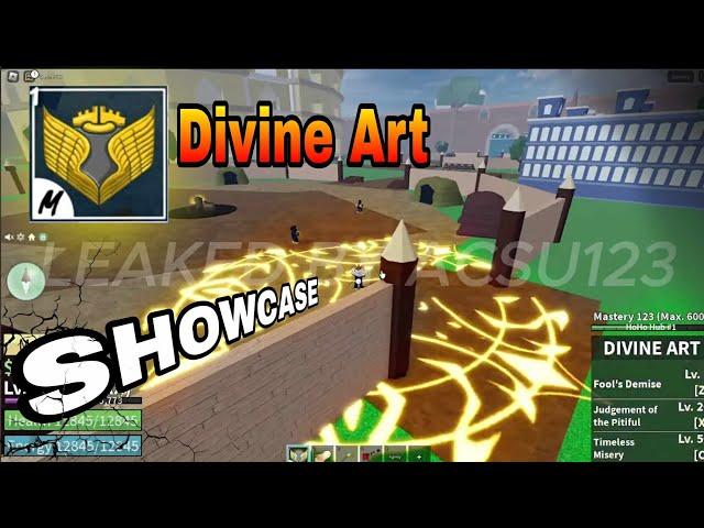 SHOWCASE Divine Art / Angel Fighting Style | Blox Fruits