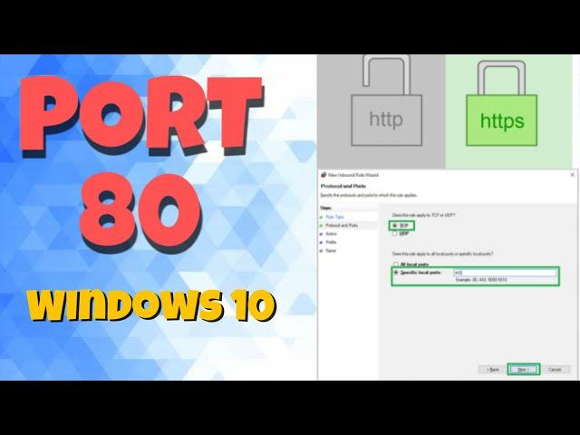 How to Open or Close Port 80 in Windows 10