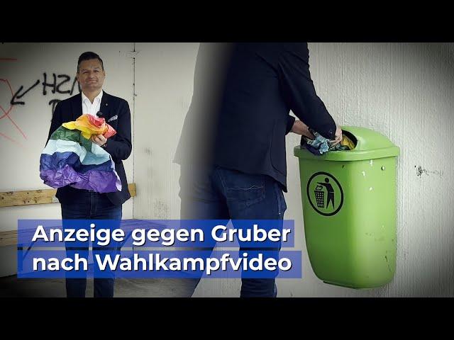 Anzeige gegen Gruber nach Wahlkampfvideo ️‍