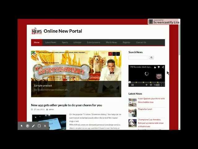 Online News Portal Advance | PHP and MySQL Project Source Code | PHP MySQL CRUD Project