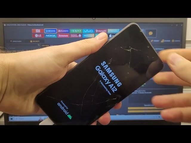 FRP Samsung A12 SM-A125F Сброс Аккаунта Гугл. Download Mode. Unlocktool. Удалённая разблокировка