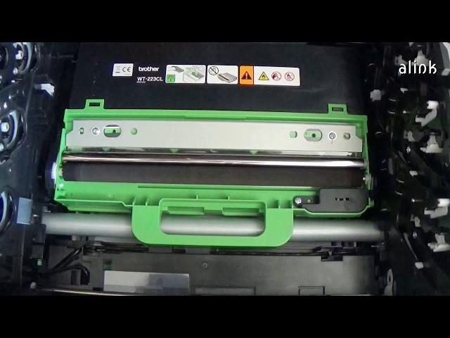 How to replace the waste toner box Brother MFC 3700