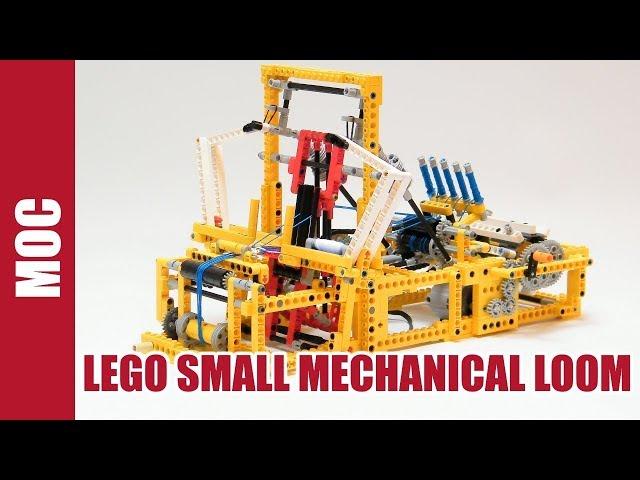 Lego Technic - Small Mechanical Loom By Nico71