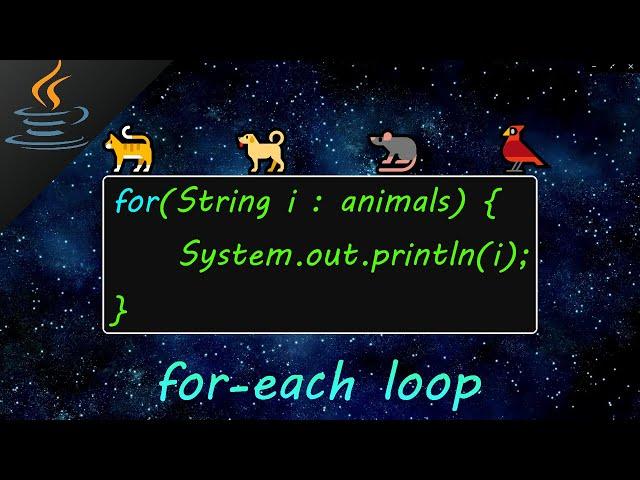 java for-each loop 