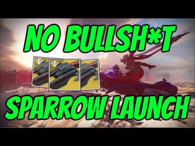 Destiny 2 - No Bullsh*t Sparrow Launch Guide (Destiny 2 Speedrunning)