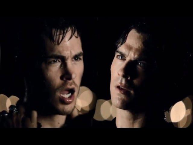 Damon and Kai Rain Kiss [Real Clip] The Vampire Diaries /Comic Con