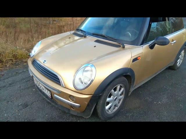 Заменил вариатор. Mini cooper со звуком V8. (V8 sound)