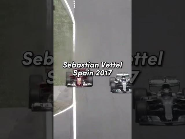 The dummy overtake . #f1 #formula1 #formula1edit #vettel #spaingp