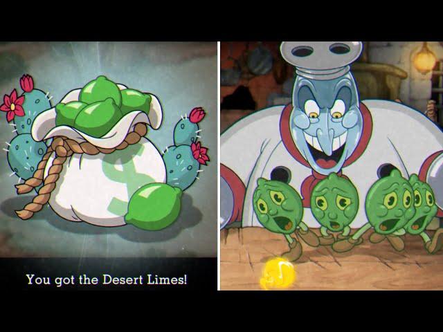 Cuphead - All Chef Saltbaker Ingredients Showcase