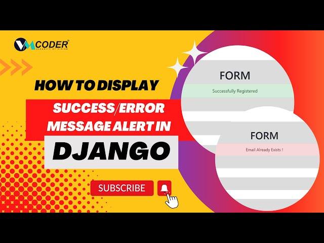 How to display Success and Error Alert in Django