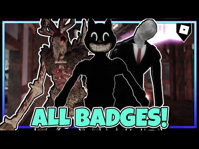 HOW TO GET ALL 15 BADGES in Creepypasta Life RP