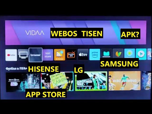 КАК установить APK файлы на телевизоры со Smart TV Hisense, Samsung и LG? Почему ставят не андроид?