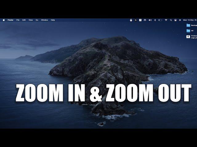 How to Zoom In and Zoom Out on Mac