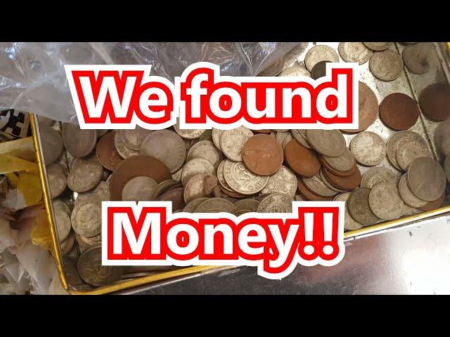 Shed Clean-out Part 1. Finding Treasures, Forgotten Money and Keeping Stuff out of Landfill.