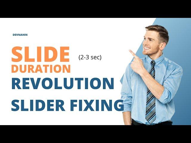 How To Change The Slide Duration In Revolution Slider WordPress Plugin? 2022