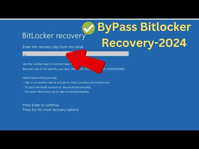 3 Ways to Bypass BitLocker Blue Screen in Windows 10/11 (2024 ) | Find Your BitLocker Recovery Key