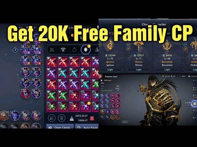 Black Desert Mobile How To Get 20K+ Free CP For Your Family !?