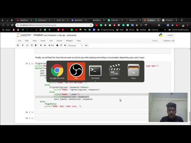 Developing chatbots using Python and NLTK