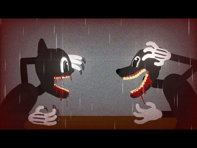 Cartoon dog vs Cartoon cat #cartooncat #cartoondog #sirenhead #trevorhenderson #sticknodes