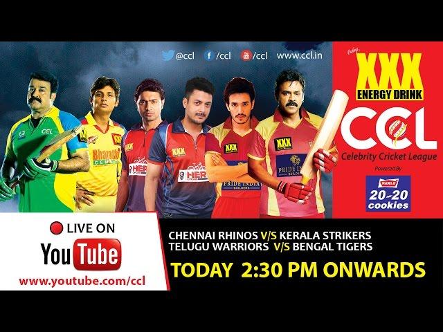 CCL 5 LIVE - Chennai Rhinos  V/s Kerala Strikers