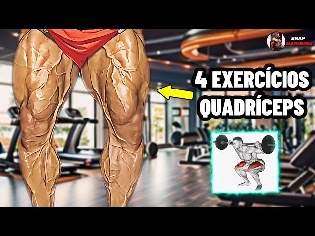 ⭕ 4 EXERCÍCIOS PARA QUADRÍCEPS *CRESCER PERNAS*