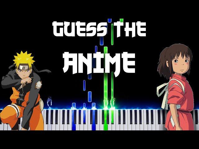 Do You Know Anime Music? (Piano Quiz)