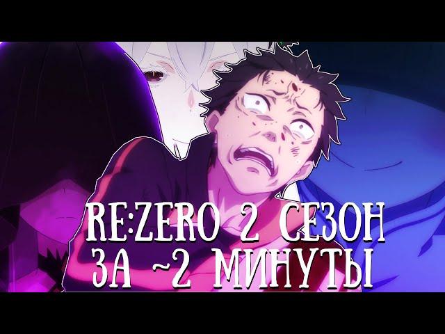 С нуля: 2 сезон за 2 минуты. Re:Zero kara Hajimeru Isekai Seikatsu