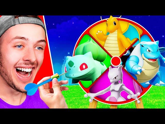 THROWING a DART to DECIDE Which POKEMON We CATCH!