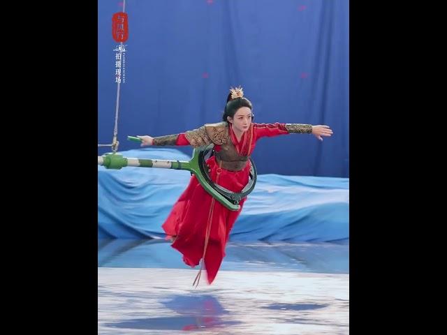 Cool! Zhao Liying's superb fighting scene #thelegendofshenli #cdrama #romance #zhaoliying #shorts