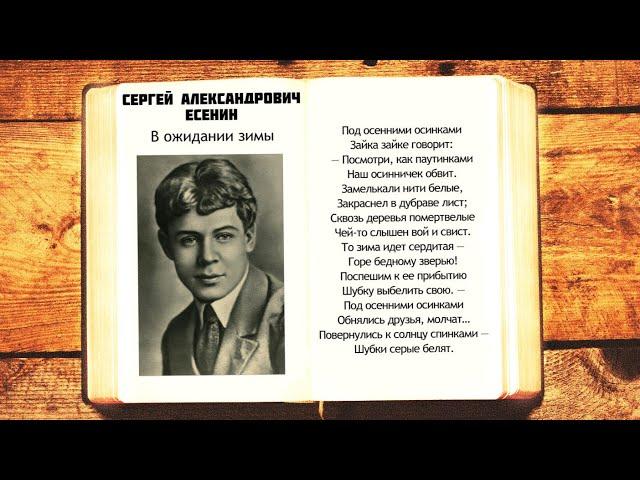 С.А. Есенин - В ожидании зимы | Под осенними осинками | Стихи слушать