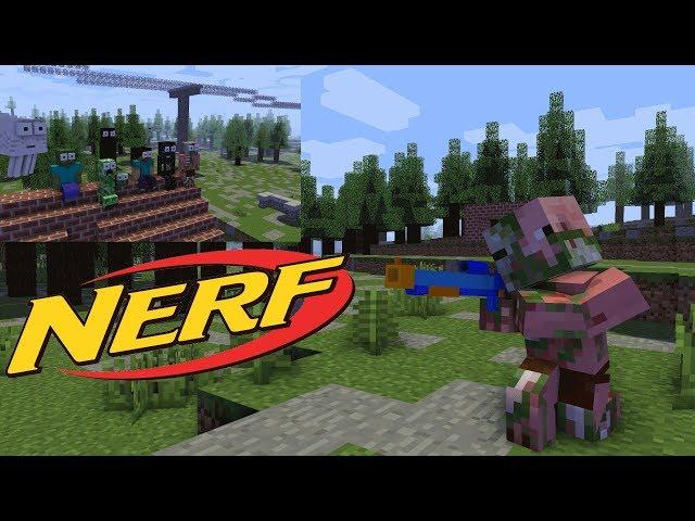 NERF WAR CHALLENGE - Minecraft Animation