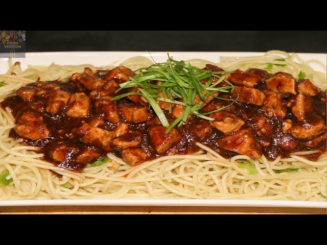 BBQ Chicken Spaghetti by Food Version | Easy Recipe | how to make BBQ Spaghetti?