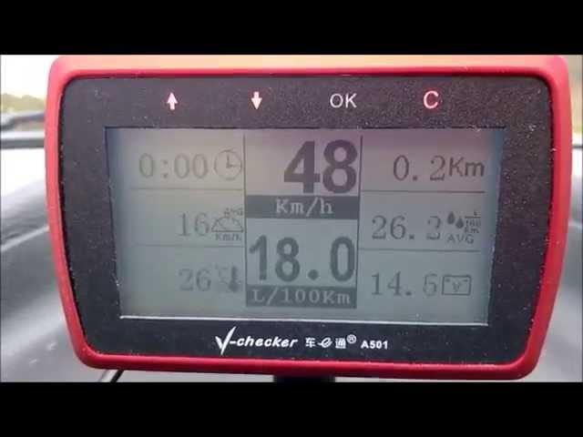 V-Checker A501 Multi-Function Car Trip Computer OBDII Fiat Punto mk2