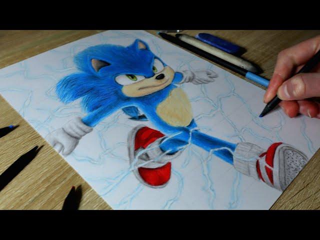 How To Draw Sonic The Hedgehog️