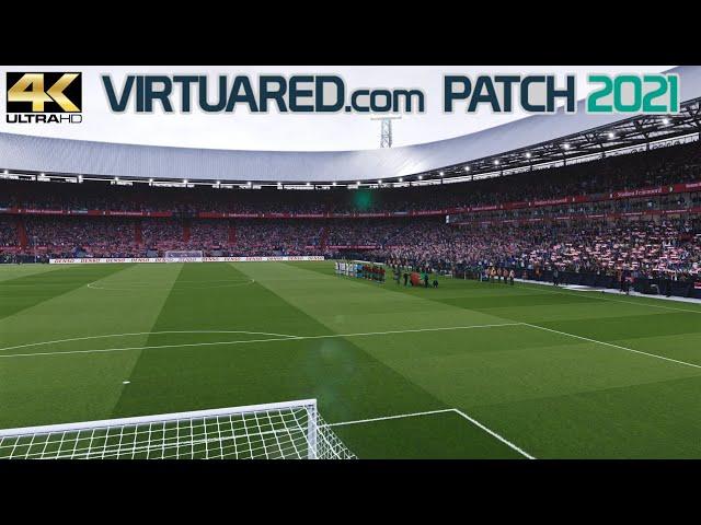 [4K] eFootball PES 2021 VirtuaRED V4.1 | The Graphics Are Very Close To Realism | Real Turf By Endo