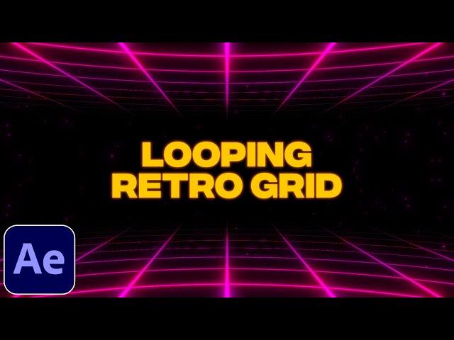 3D Retro Grid Tutorial in After Effects | Motion Graphics