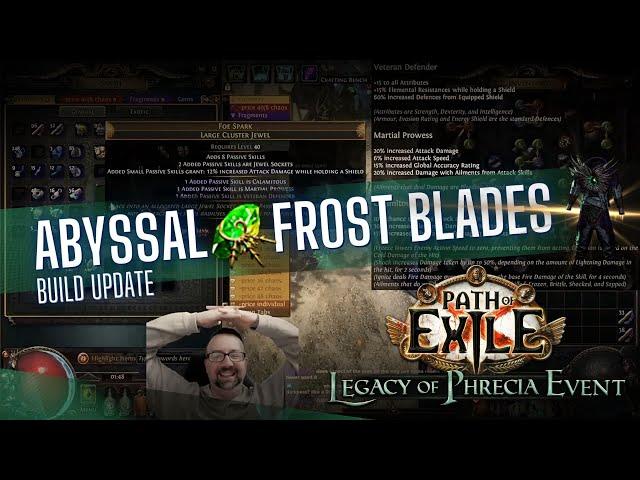 [PoE 3.25] Abyssal Frost Blades Blind Prophet - BUILD UPDATE