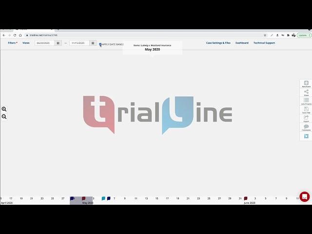 Date Range Filter - TrialLine's New Feature Friday