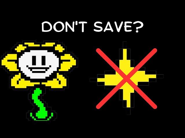 What if You Fight Omega Flowey Without Ever Saving?