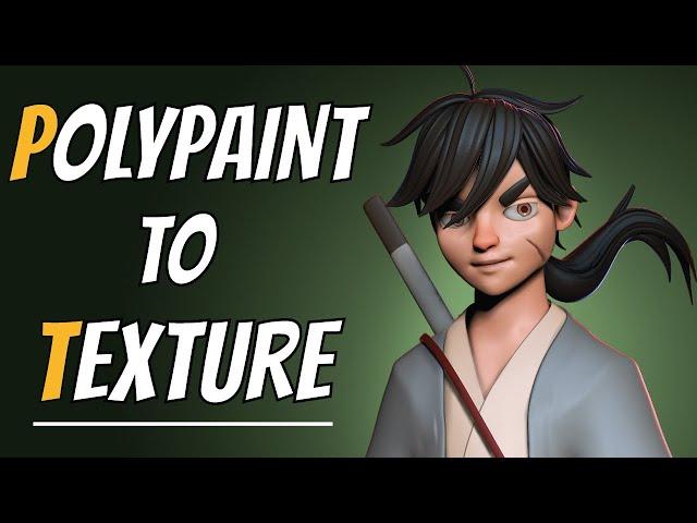 ZBrush Secrets - Convert Polypaint To Texture Quickly