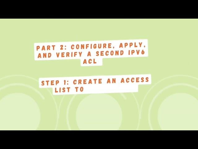 8.7.4 -Packet Tracer -Configure IPv6 ACLs