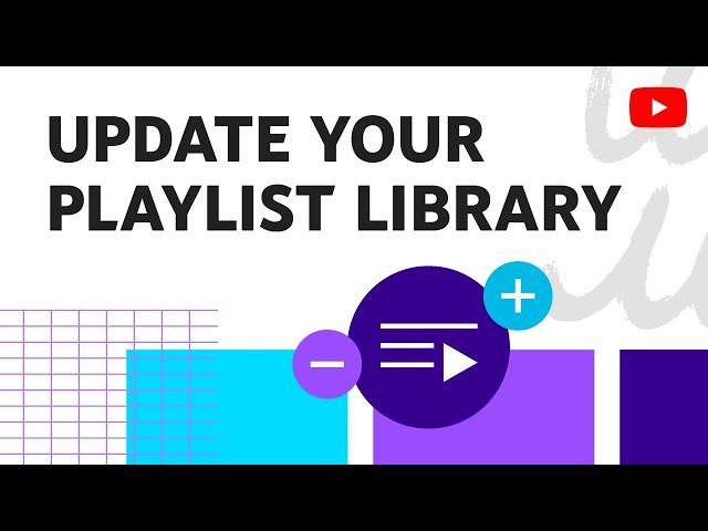 Add and remove playlists from your library