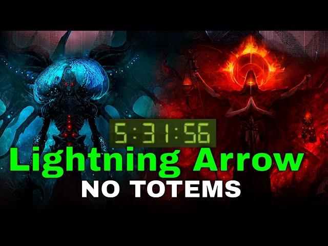 3.23 League Starter - Lightning Arrow Deadeye - SSF Leveling Eater Exarch [PoE 3.22]