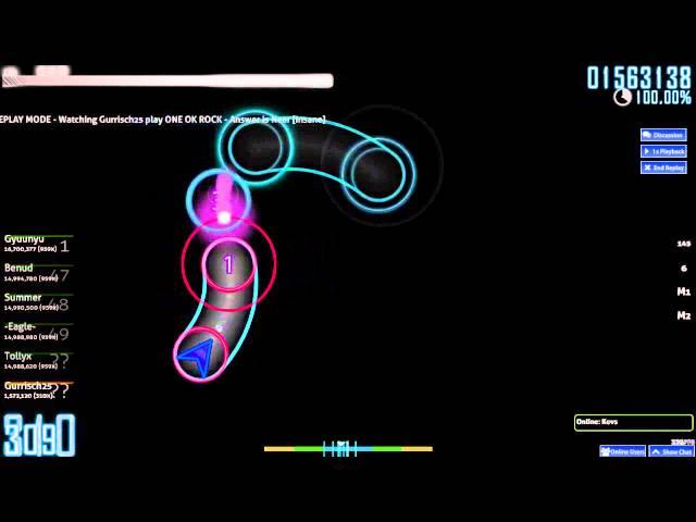 [osu!] ONE OK ROCK - Answer is Near [Insane] SS