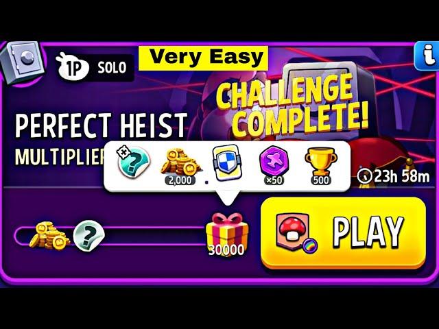 match masters perfect heist very easy challenge | multiplier mushrooms rainbow solo today