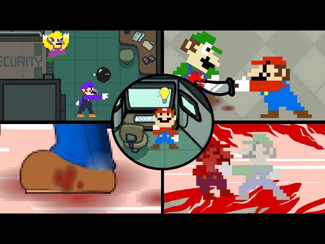 Among Us With Super Mario Characters All Episodes (Season 1) | Among Us Animation