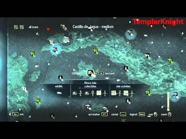 Assassin's Creed 4: Black Flag all Mayan Stela Locations ( Read Description)